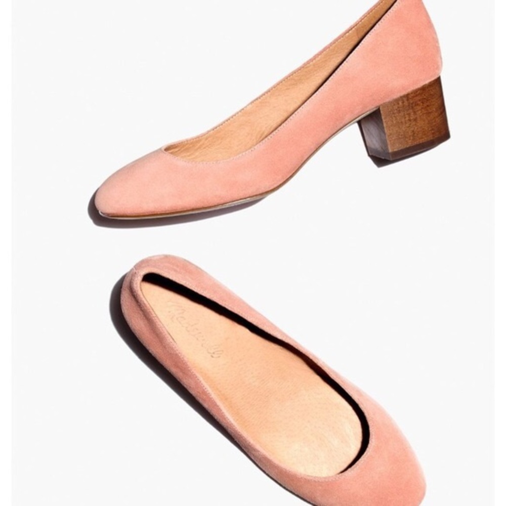 Madewell Ella Heels in dusty clay size 9